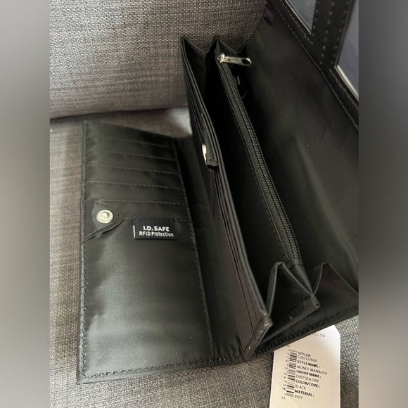 NWT NAUTICA RFID MONEY MANAGER CLUTCH CARDHOLDER WALLET ORGANIZER CASE - Picture 7 of 8